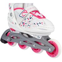 Nijdam Inline Skates Ρυθμιζόμενα "White Wedge"