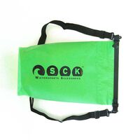 Αδιάβροχος σάκος με ιμάντες πλάτης 20L πράσινος