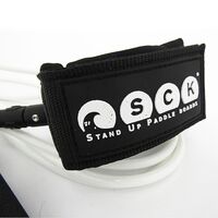 Surf/SUP leash ίσιο 9ft Άσπρο