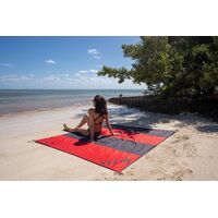 Καλυμμα Παραλίας Eno Islander Orange-Grey