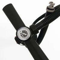 Τρόμπα διπλής ενεργείας υψηλής πίεσης με μανόμετρο SCK μαύρη