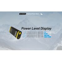 POWER BANK NITECORE NC10000+USB-C cable