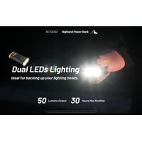 POWER BANK NITECORE NC10000+USB-C cable