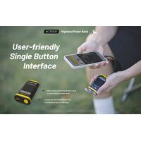 POWER BANK NITECORE NC10000+USB-C cable