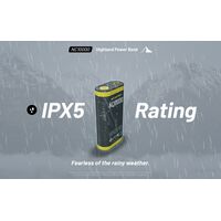 POWER BANK NITECORE NC10000+USB-C cable