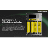 ΦΟΡΤΙΣΤΗΣ NITECORE Ci4, Τεσσάρων Θέσεων