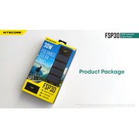 ΗΛΙΑΚΟ PANEL NITECORE FSP30, Φορητό, 30W