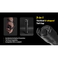 ΦΑΚΟΣ LED NITECORE PRECISE P23i, Tactical, Strobe Ready, 3000lm