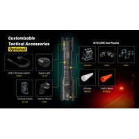 ΦΑΚΟΣ LED NITECORE PRECISE P23i, Tactical, Strobe Ready, 3000lm