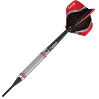 ΒΕΛΑΚΙΑ DART BULL'S, Steel Darts, Artos, AR3, Red, 24g