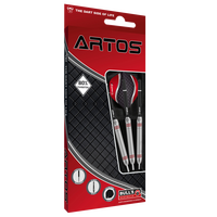 ΒΕΛΑΚΙΑ DART BULL'S, Steel Darts, Artos, AR3, Red, 24g