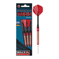 ΒΕΛΑΚΙΑ DART BULL'S, Steel Darts, Metis, Red, 21g