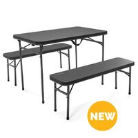 Τραπέζι Πτυσσόμενο & Παγκάκια Oztrail IronSide