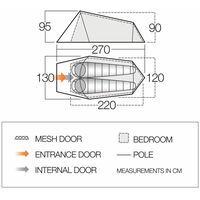 Σκηνή 2 Ατόμων Soul 200 Vango Κωδ. VAN-776 ​Deep Blue