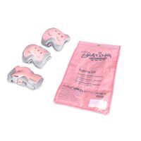 Σετ Προστατευτικά Γκρι/Ροζ Large 48979