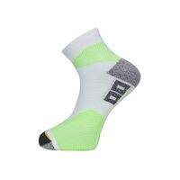 COM.RUNNING SOCKS RUN1 ΜΑΥΡΟ-ΠΡΑΣΙΝΟ S 35-38