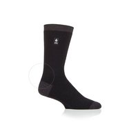 H.H. MENS SOCKS ULTRA LITE HEEL BLACK 6654 H.H. MENS SOCKS ULTRA LITE HEEL BLACK 6654