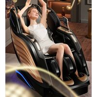 Πολυθρόνα Μασάζ ROHAUS G1 DELUXE Mαύρο/Xρυσό