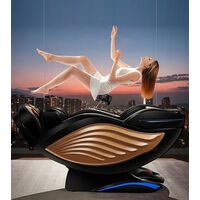 Πολυθρόνα Μασάζ ROHAUS G1 DELUXE Mαύρο/Xρυσό