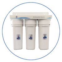 Τριπλή Φιλτροθήκη Κάτω Πάγκου 10″ PDW-FH3 1W 1'' της Puredry