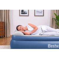 BESTWAY TriTech Quenn 203x152x56cm Twin Built-in AC pump, Φουσκωτό Στρώμα Ύπνου Διπλό με Εσωτερική Τρόμπα, 67614