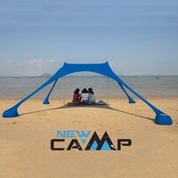 NEW CAMP Lycra Shelter 200x200 cm, Ελαστική Τέντα Παραλίας, NEW-175 /Sea Blue