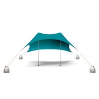 SALTY TRIBE Aeolians Beach Elastic Tent 200x200 cm, Τέντα Παραλίας με Προστασία UV, TRI-073 /Teal