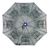 Πτυσσόμενη παγίδα ψαρέματος - Κιούρτος με 16 εισόδους - 31354