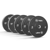 Δίσκος AMILA Black W Bumper Slim 50mm 15Kg 84843