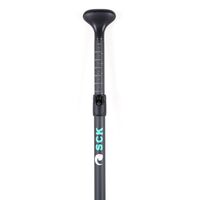 Κουπί SUP ρυθμιζόμενο 160-215cm Full Carbon με Bamboo λεπίδα – Silica SCK