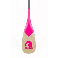 Κουπί SUP ρυθμιζόμενο 160-215cm Full Carbon με Bamboo λεπίδα – Ruby SCK