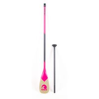 Κουπί SUP ρυθμιζόμενο 160-215cm Full Carbon με Bamboo λεπίδα – Ruby SCK