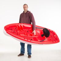 SCK Tipsy 254 μονοθέσιο καγιάκ με λευκή γάστρα | Κόκκινο-Άσπρο