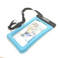 Αδιάβροχη θήκη κινητού με λουράκι που επιπλέει SCK γαλάζια έως 8&quot;