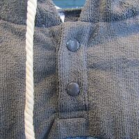 Poncho μπλέ σκούρο/γκρί quick dry - Aropec