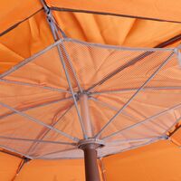 Ομπρέλα Παραλίας Αλουμινίου Escape 2m PE 180gsm UPF50+ Πορτοκαλί 12211