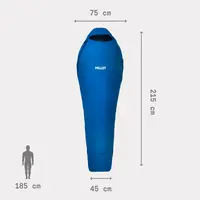 MILLET Baikal 750 Regular, Καλοκαιρινός Yπνόσακος με Αριστερό Φερμουάρ (G), MIC1133_N4333G /Blue