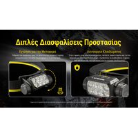 ΦΑΚΟΣ LED NITECORE HEADLAMP HC75 UHE, 3000 Lumens
