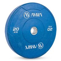 Δίσκος Color Bumper Plate Slim 50 mm 20 Kg – Μπλε 84849