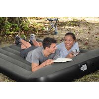 BESTWAY Airbed Queen Built-In DC Pump 2.03x1.52x30cm, Φουσκωτό Στρώμα Ύπνου Διπλό με Εσωτερική Τρόμπα, 67930