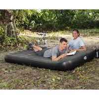 BESTWAY Airbed Queen Built-In DC Pump 2.03x1.52x30cm, Φουσκωτό Στρώμα Ύπνου Διπλό με Εσωτερική Τρόμπα, 67930