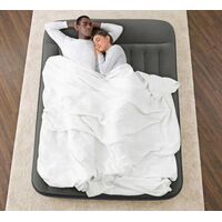 BESTWAY Airbed Queen Built-In DC Pump 2.03x1.52x30cm, Φουσκωτό Στρώμα Ύπνου Διπλό με Εσωτερική Τρόμπα, 67930