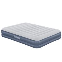 BESTWAY Airbed Queen Built-In DC Pump 2.03x1.52x36cm, Φουσκωτό Στρώμα Ύπνου Διπλό με Εσωτερική Τρόμπα, 6716T