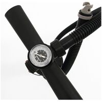 Τρόμπα διπλής ενεργείας υψηλής πίεσης με μανόμετρο SCK μαύρη