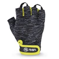 Γάντια Άρσης Βαρών PE Lycra L – Μαύρο / Κίτρινο 95613