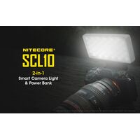POWER BANK + CAMERA LIGHT 2in1 NITECORE SCL10