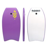 Bodyboard 33'' με leash καρπού μωβ Bodyboard 33'' με leash καρπού μωβ