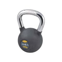 Kettlebell με Επένδυση Λάστιχου & Λαβή Χρωμίου 16,00 Kg AMILA Κωδ. 44498