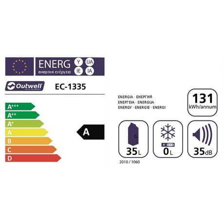 Ψυγείο Outwell ECOlux 24L 12V/230V Μοντέλο 2018