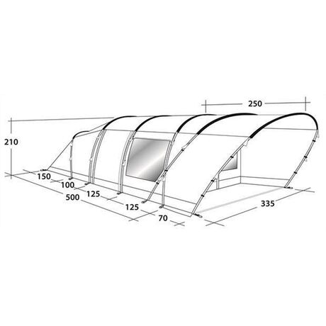 Σκηνή 4 Ατόμων Outwell DENVER 4 Μοντέλο 2017